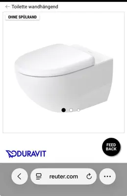 Toilette neu