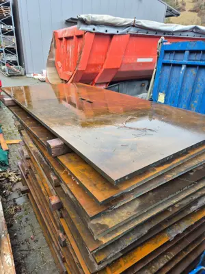 Fahrplatte Überfahrblech Stahl 3000x1500x30mm S355